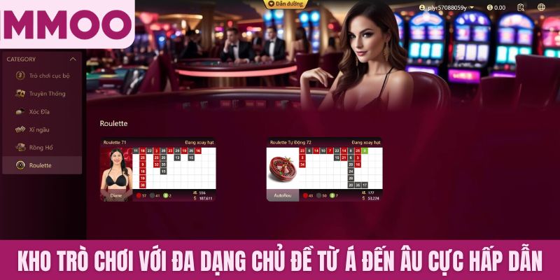 Kho trò chơi với đa dạng chủ đề từ Á đến Âu cực hấp dẫn