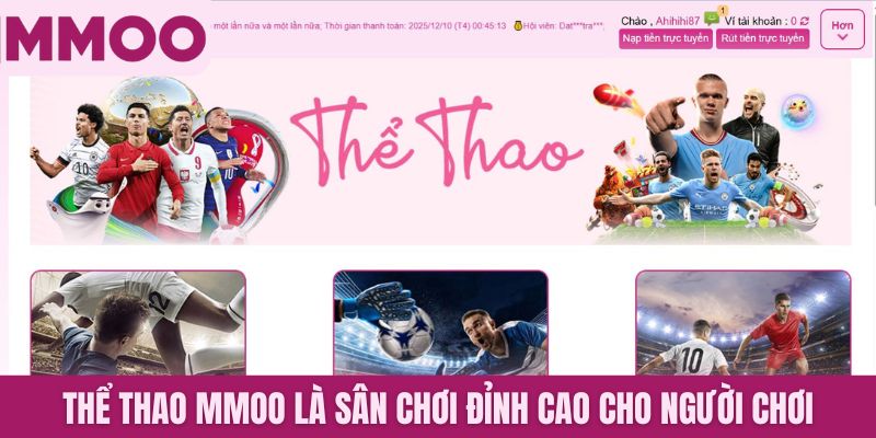 Thể thao MMOO là sân chơi đỉnh cao cho người chơi